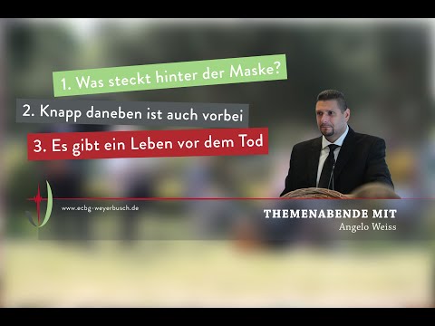 Knapp daneben ist auch vorbei - Themenabende mit Angelo Weiss 11.09.21