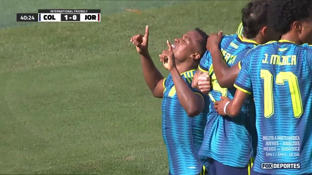 😎🔥 GOL Jhon Arias | Colombia 1-0 Jordania | Amistoso Internacional 2026
