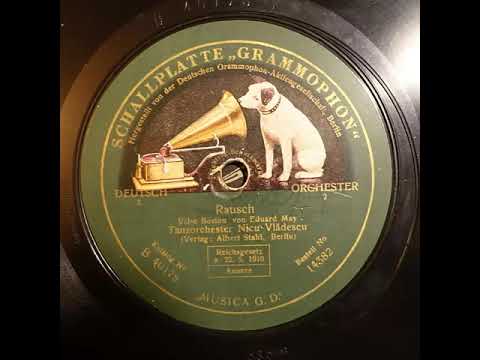 Schallplatte Grammophon 14832 Tanzorchester Nicu Vladescu   Rausch 1920