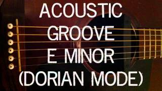 Epic Dorian Acoustic Guitar Backing Track (E)