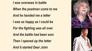 Jean Shepard & Ferlin Husky - Dear John with Lyrics