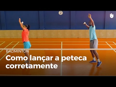 Lançar a peteca corretamente | Badminton