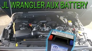 2018-2024 Jeep Wrangler Aux Battery Replacement