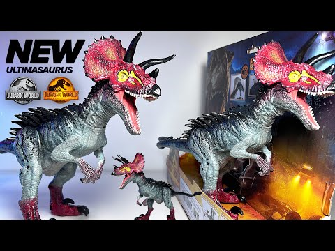 NEW ULTIMASAURUS! Jurassic World Hybrid Dinosaur Toys! Giganotosaurus, T-Rex, Indominus Rex