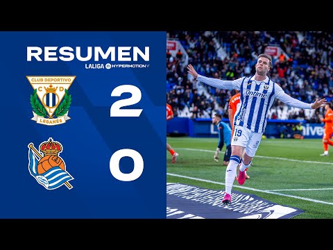 📹 RESUMEN | CD Leganés 2-0 Real Sociedad 'B' | J23 | LALIGA Hypermotion