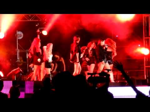[Fancam] : Sistar and 4minute - Single Ladies Cover- NY Korea Festival - Free KBS Concert NJ 111009