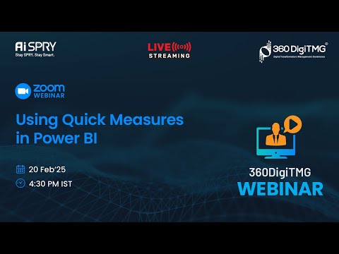 Using Quick Measures in Power BI Webinar 360DigiTMG
