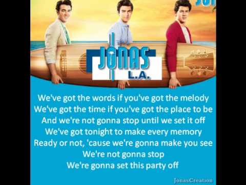 download lagu mp3 mp4 Jonas Brothers Set This Party Off Lyrics, download lagu Jonas Brothers Set This Party Off Lyrics gratis, unduh video klip Jonas Brothers Set This Party Off Lyrics