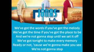 Jonas Brothers - Set This Party Off (Lyrics)