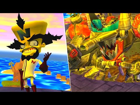 Crash Twinsanity – Dr. Neo Cortex & Mecha Bandicoot Boss Fight (No Damage) | 4K 60FPS Ultra HD