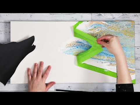 (700) Beautiful Arctic Wolf Silhouette Painting *Acrylic Swipe*