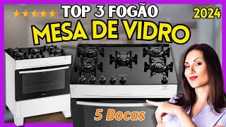 ????Qual o Melhor Fogão 5 Bocas Com Mesa de Vidro De 2024? Melhores Fogão 5 Bocas Com Mesa de Vidro