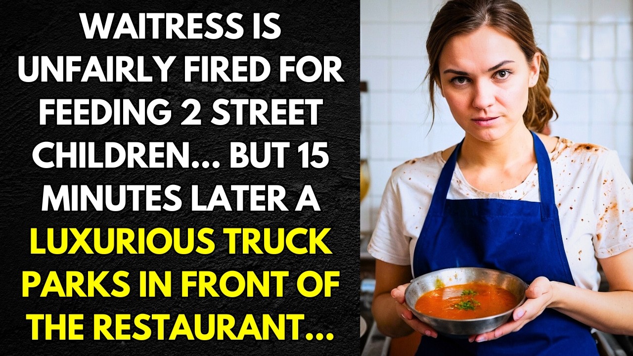 WAITRESS IS UNFAIRLY FIRED FOR FEEDING 2 STREET CHILDREN... BUT 15 MINUTES LATER A LUXURIOUS...
