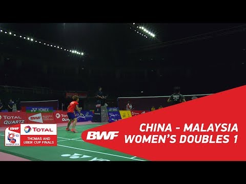Uber Cup | WD1 | CHEN/JIA (CHN) vs GOH/LEE (MAS) | BWF 2018