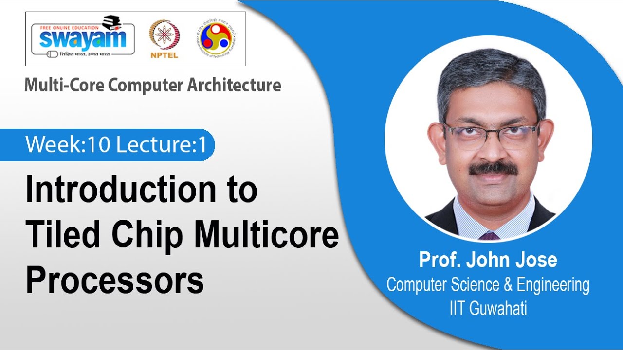Lec 36: Introduction to Tiled Chip Multicore Processors