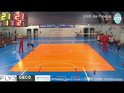 07/10/2023 Serie B Girone E Pallavolo SABINI - 4 TORRI Ferrara