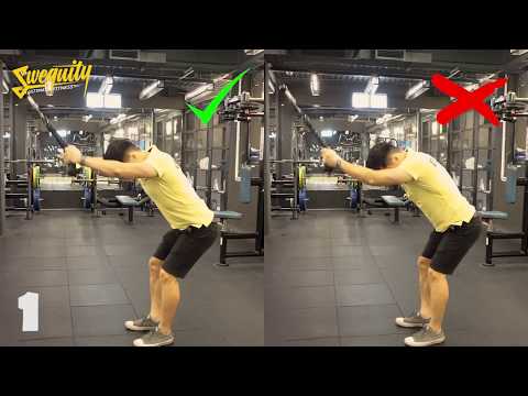 Rope Straight Arm Pull Down