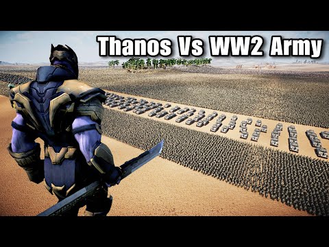 300,000 WW2 ARMY VS THANOS | Ultimate Epic Battle Simulator 2 | UEBS 2