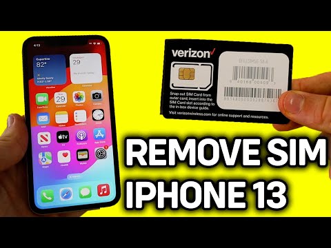 How To Take SIM Card Out Of iPhone 13 WITHOUT TOOL