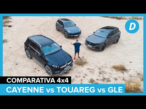 Comparativa 4×4 ¡al límite!: Porsche Cayenne vs Mercedes GLE vs Volkswagen Touareg | Diariomotor