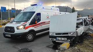 Seydişehir'deki trafik kazasında 4 kişi yaralandı