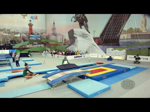 THOMAS Braida (AUS) - 2018 Trampoline Worlds, St. Petersburg (RUS) - Qualification Double Mini R1