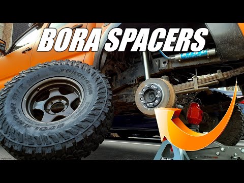 Toyota Tacoma Bora Wheel Spacer Install | Tires Rubbing Suspension