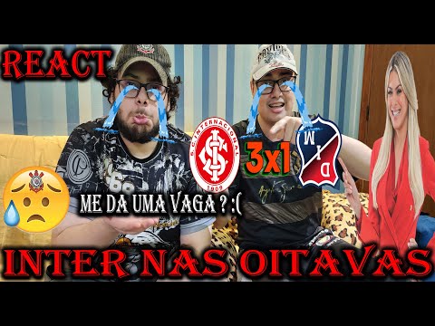 REACT INTERNACIONAL 3X1 INDEPENDIENTE MEDELLÍN LIBETADORES 2023 (INTER NAS OITAVAS) #internacional