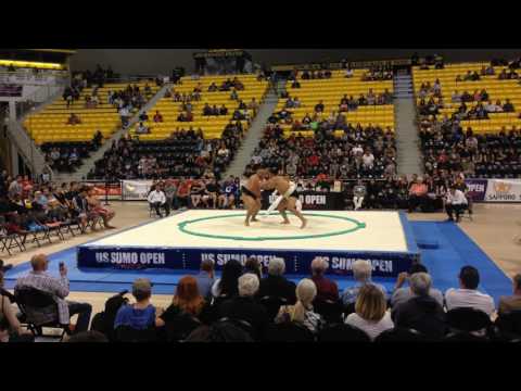 US Sumo Open 2016 - Mens Openweight Semi Finals - Byambajav (MON) vs Davaanyam (MON)