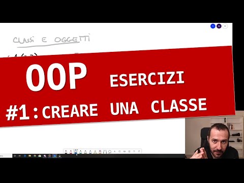 OOP BASE - ESERCIZI SVOLTI: CREARE UNA CLASSE