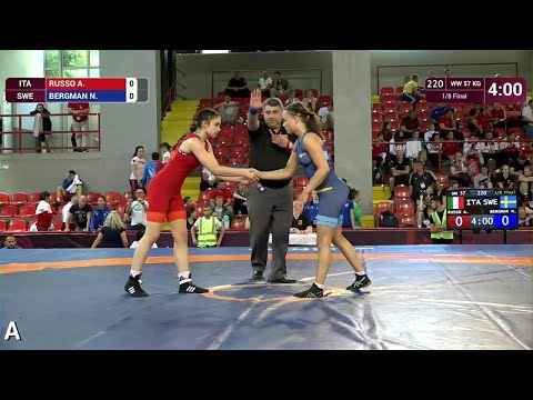 1/8 WW - 57 kg: A. RUSSO (ITA) v. N. BERGMAN (SWE)