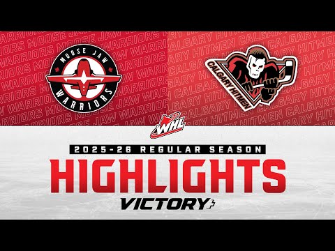 Moose Jaw Warriors at Calgary Hitmen 11/27 | WHL Highlights 2025-26