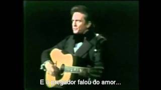 Johnny Cash &amp; Billy Graham: &quot;The preacher said, Jesus said.&quot; (legendado em português)