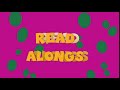 Read Alongs SUBSCRIBE