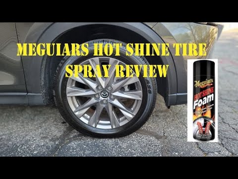 Meguiars Hot Shine Foam Tire Cleaner| Great tire care product that works!!