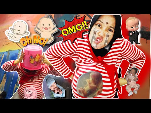 DRAMA  LUCU 🐒🤰 ‼️HEBOH IBU MELAHIRKAN DENGAN KEPALA LENGKET DALAM EMBER |A3 Nanbin