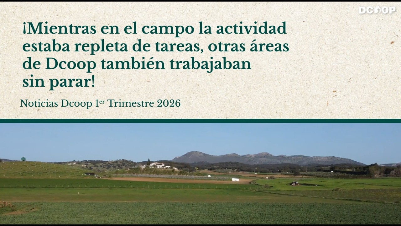 Noticias Dcoop del primer trimestre de 2026