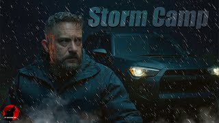 Enduring Heavy Rain and Storms in the Truck - Heavy Rain Camp