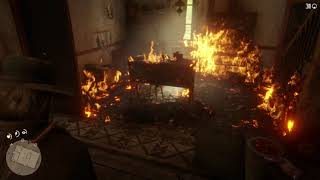 Red Dead Redemption 2 - Fire physics