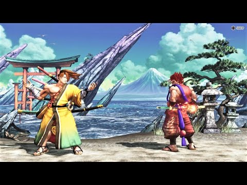 Tokugawa Yoshitora vs Kazama Kazuki (Hardest AI) - Samurai Shodown