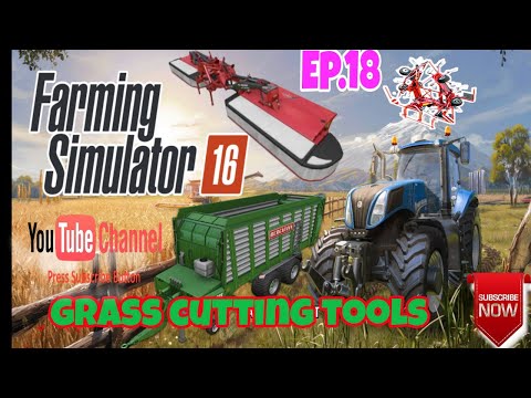 Ep.18. buy grass cutting tools in farming simulator 16 | how to buy grass cuting tools in fs 16
