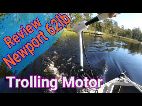 Newport Vessel Trolling Motor Review, Testing the Newport 62 lb 12v trolling motor  #trollingmotor