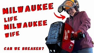 Letting my Wife Loose with the Milwaukee MX Fuel Battery Breaker - What Could Possibly Go Wrong?