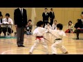 空手大会(Karate tournament) 「基本組み手(basic kumite)」　1･2年の部　決勝　2010年11月3日
