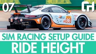 Sim Racing Setup Guide 07 – Ride Height & Rake