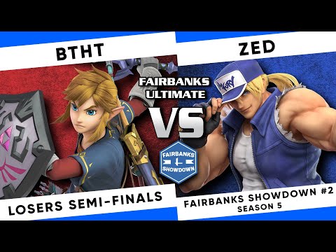 Fairbanks Smash Showdown #2 S5: BTHT (Link) vs ZED (Terry) SSBU - Losers Semi-Finals