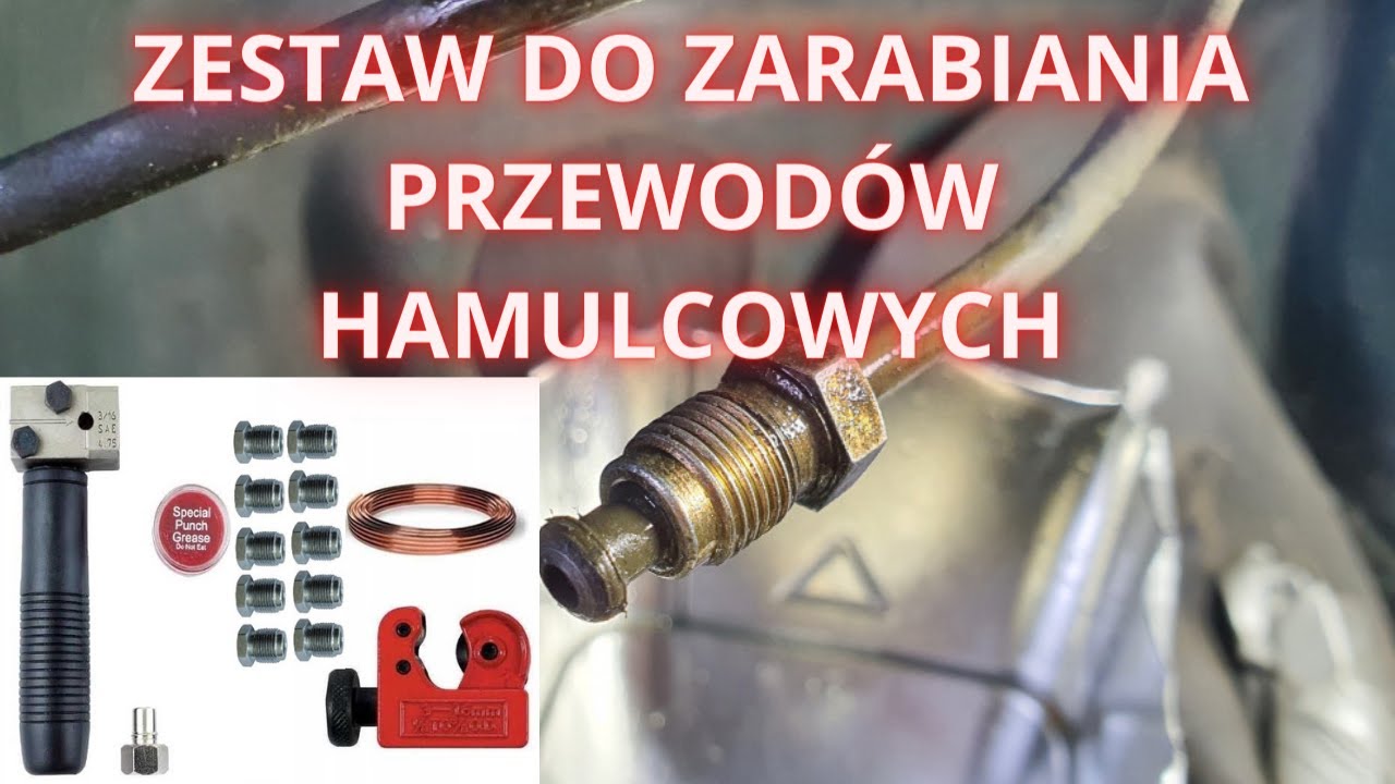Watch ZARABIANIE PRZEWODU HAMULCOWEGO / zarabiarka / praska / łącznie przewodów / zrób to sam now ZARABIANIE PRZEWODU HAMULCOWEGO / zarabiarka / praska / łącznie przewodów / zrób to sam