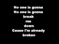 No one - Downstait Lyrics 