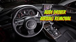 AUDI Drivers AIRBAG Removal Procedure