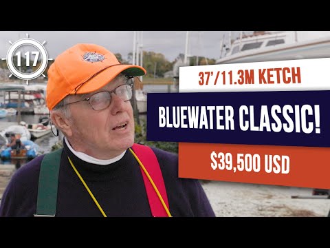 $39,500USD OUTSTANDING BLUEWATER SAILBOAT! Dickerson 37 sailboat for sale - EP117 #sailboattour